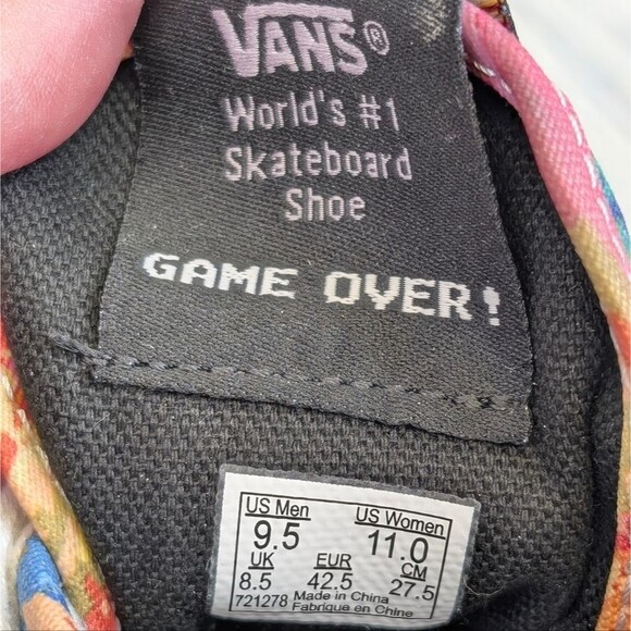 RARE!! VANS x Nintendo 'Super Mario Bros.' Tie-Dye Sneakers - Picture 10 of 11